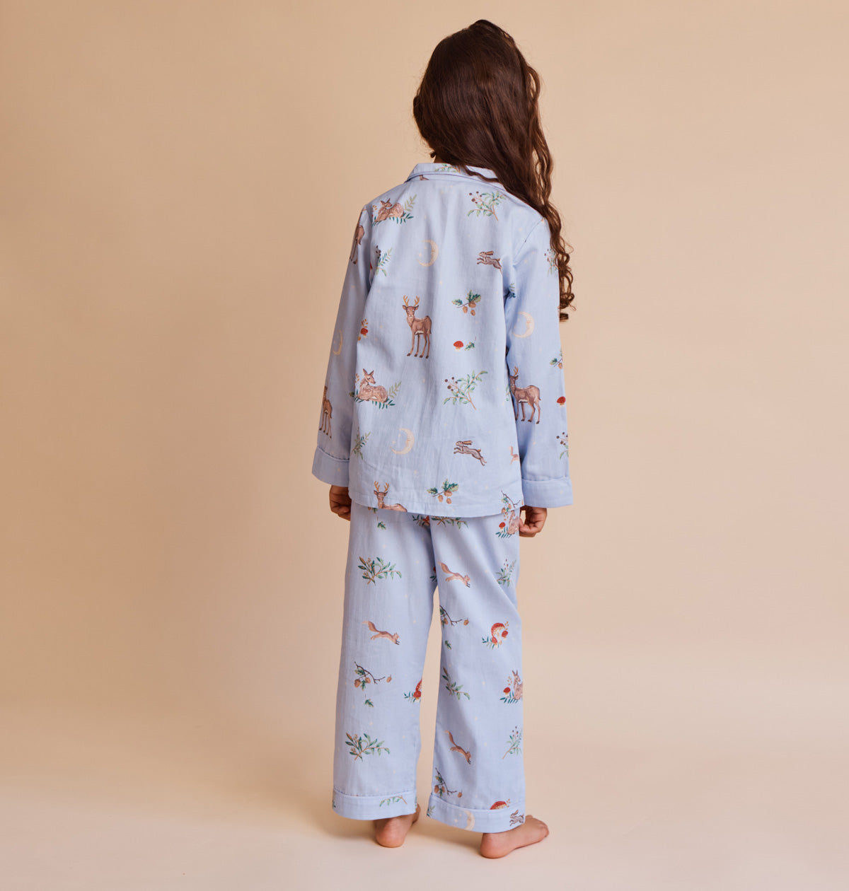 Kids' Cotton Sateen Enchanted Woodland Pajamas