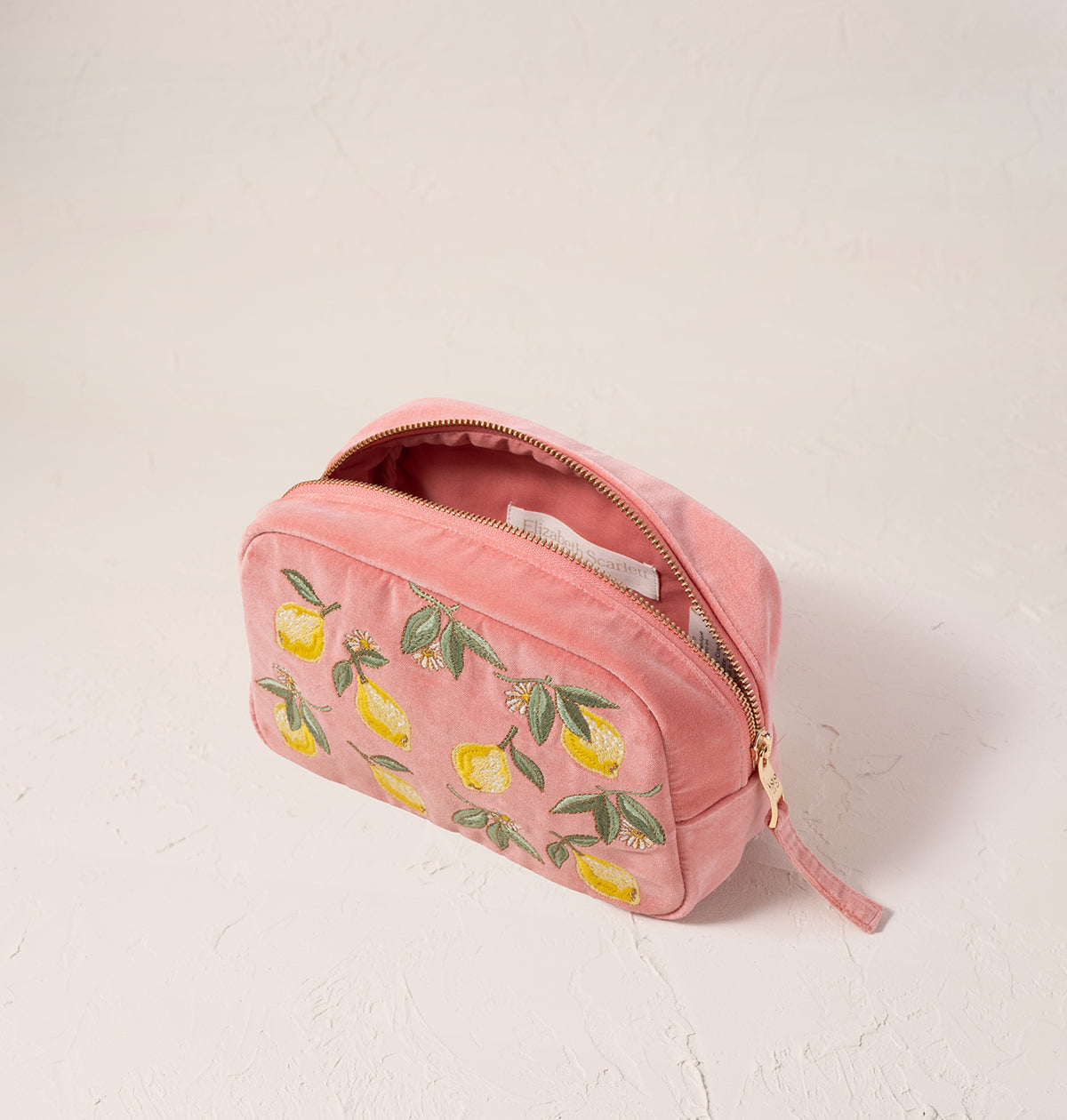 Lemon Blossom Makeup Bag